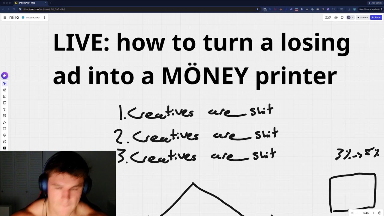 LIVE: how to turn a losing ad into a M&Ouml;NEY printer