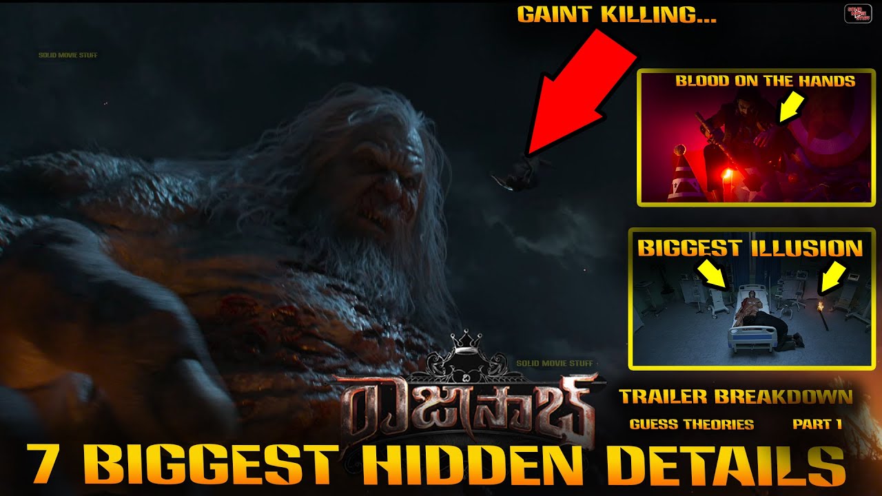The RAJASAAB 2.0 Trailer's BIGGEST HIDDEN DETAIL 🔥 | 7 Hidden Details with wild guess Theories