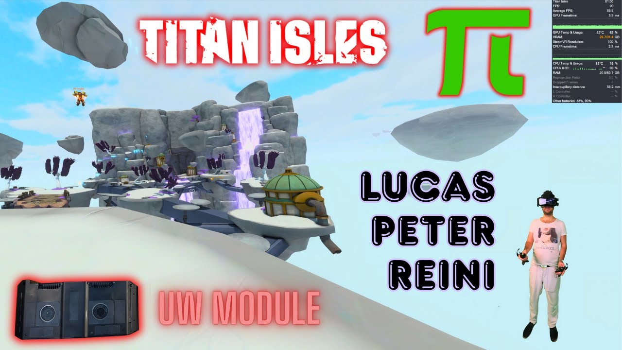 Titan Isles /\ Pimax Crystal Super /\ UW Module /\ Multiplayer Spaß mit Pepie & Lucas