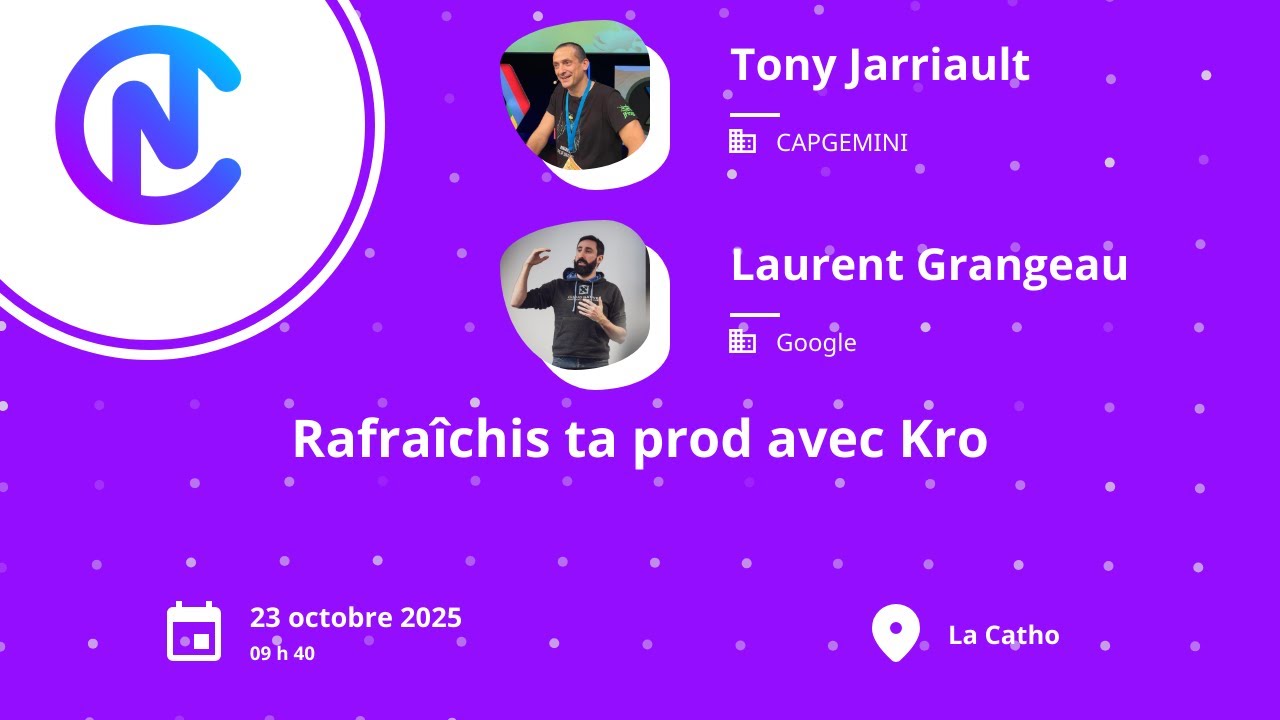 Rafraîchis ta prod avec Kro - Tony Jarriault - Laurent Grangeau