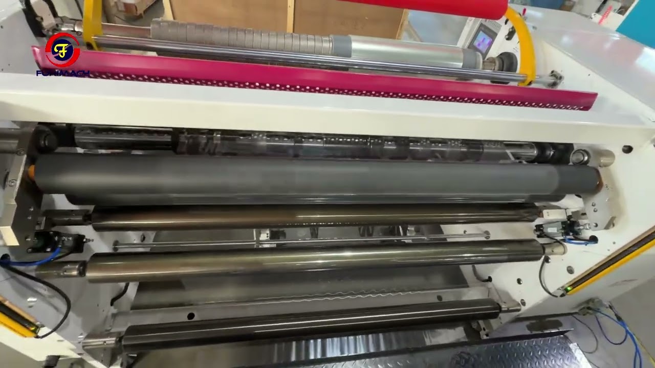 PET Film Double Shaft Auto Slitting Machine/Shaftless Unwind Device#slittingmachine #petfilm