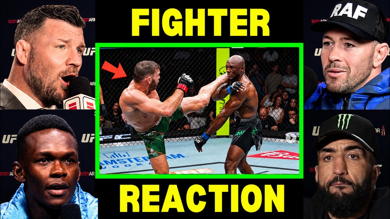 UFC Fighters REACT to Dricus Du Plessis BEATING Kamaru Usman | UFC Oklahoma City