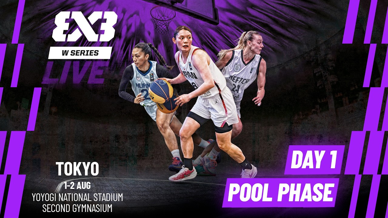 LIVE🔴 FIBA 3x3 Women's Series Tokyo 2026 | Pool Phase | #3x3Basketball