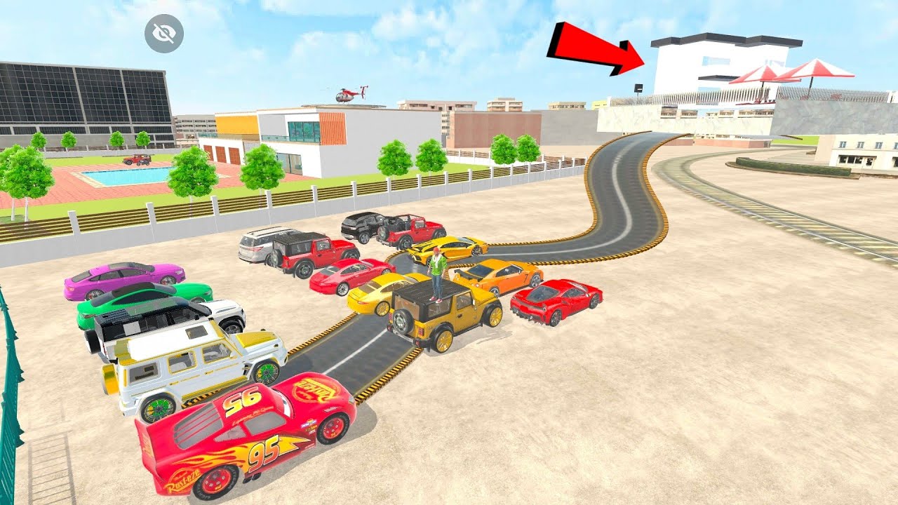🥰Jack parked the car in the new house of the showroom🎮🎯 Indian Theft Auto simulator game💥