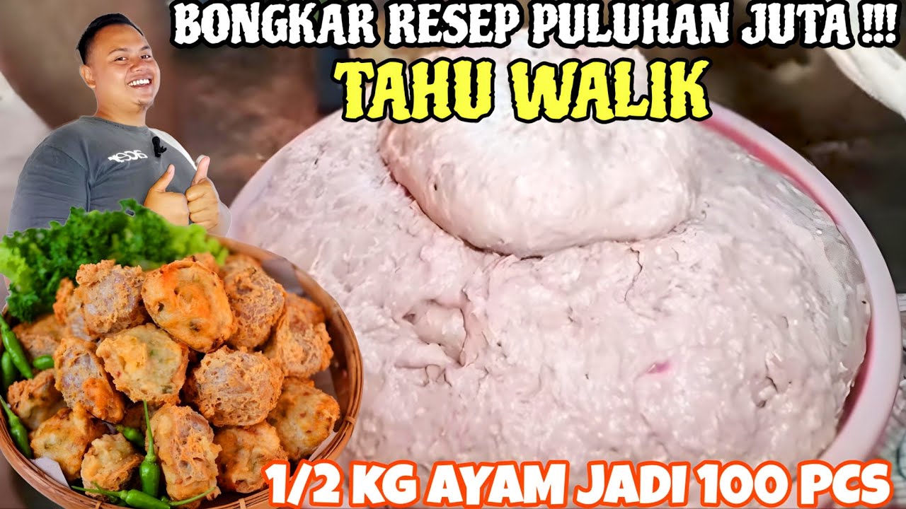 UNTUNG BANYAK 😍😍😍 MODAL 1/2 KG AYAM JADI 150 RIBU‼️ TAHU WALIK TERLARIS 2023🥰