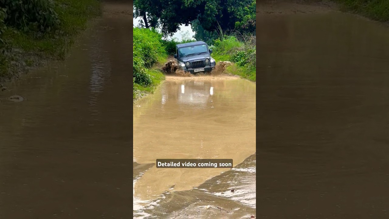 OFF ROAD TEST - 1 OF MAHINDRA THAR 4X2 RWD | #mahindra #mahindrathar #thar4x2 #offroad