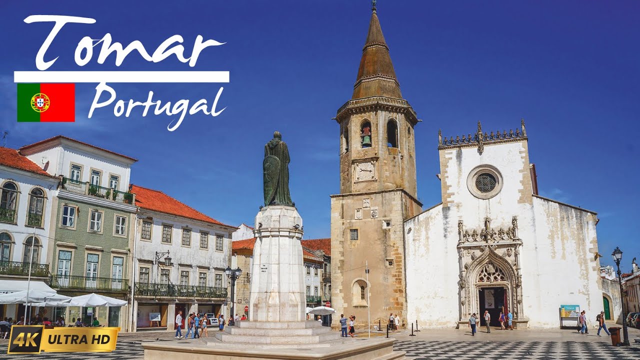 🇵🇹 Explore Tomar , Portugal | 4K Walking Tour of a Historic City of Knights & Templars
