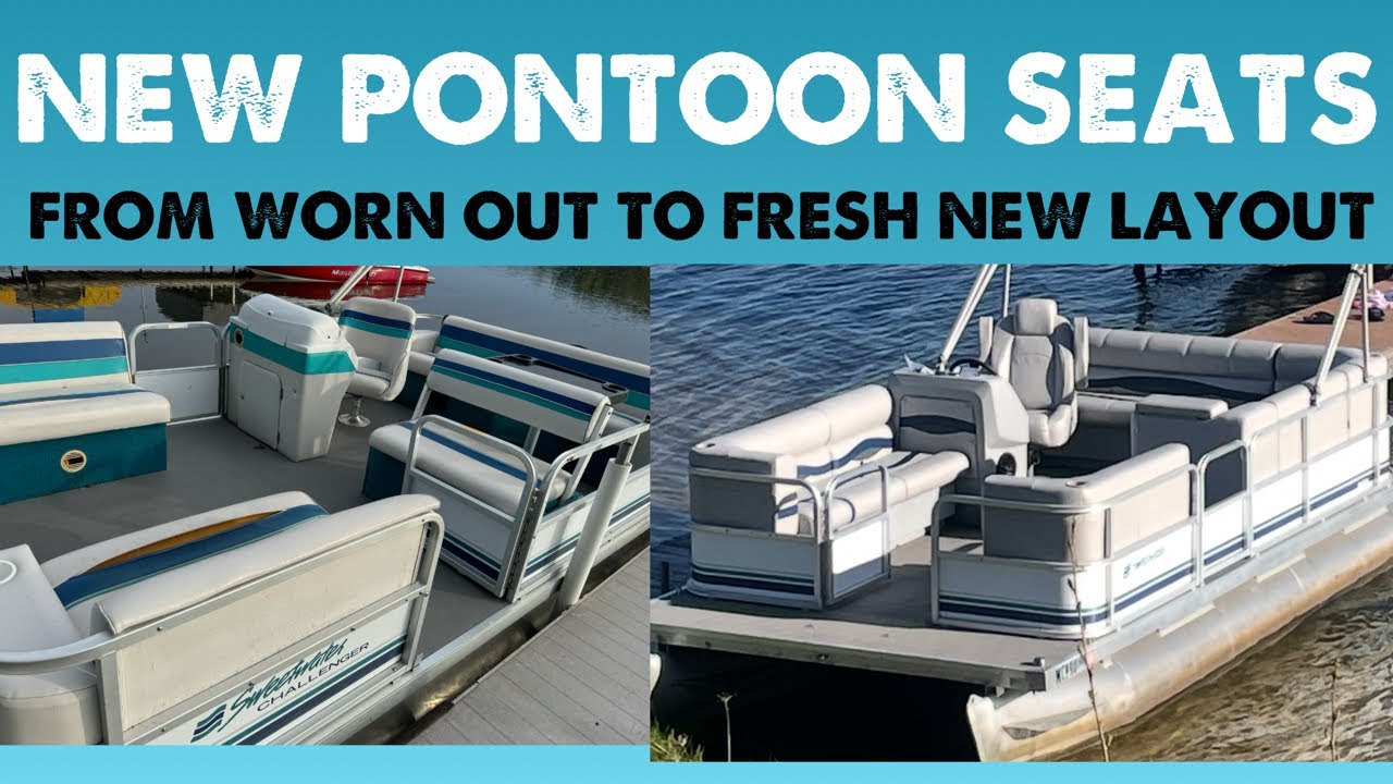 Old Pontoon Boat NEED New Seats? WATCH THIS!