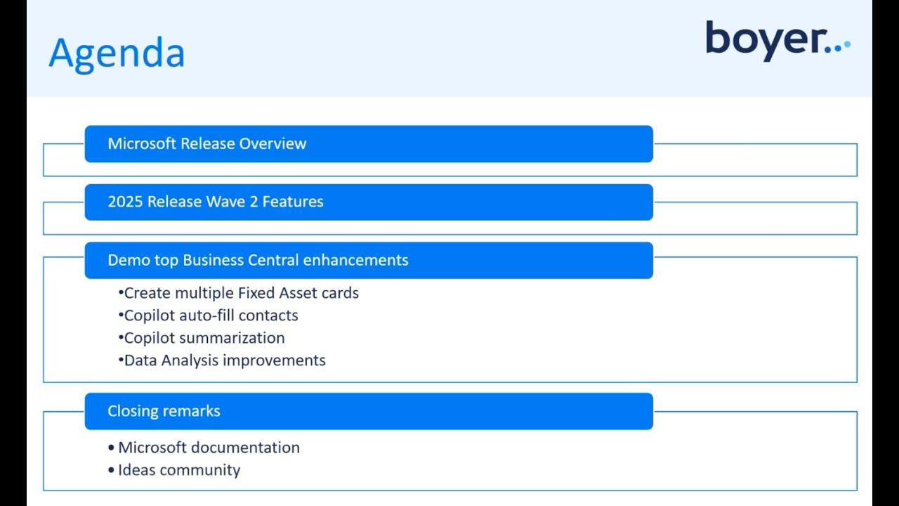 What's New in Business Central - Fall 2025