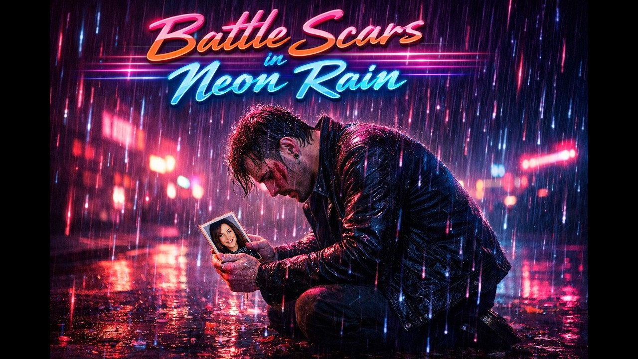 Battle Scars in Neon Rain  #MelodyjnyRock #MelodicRock #MelodicHits #80svibes