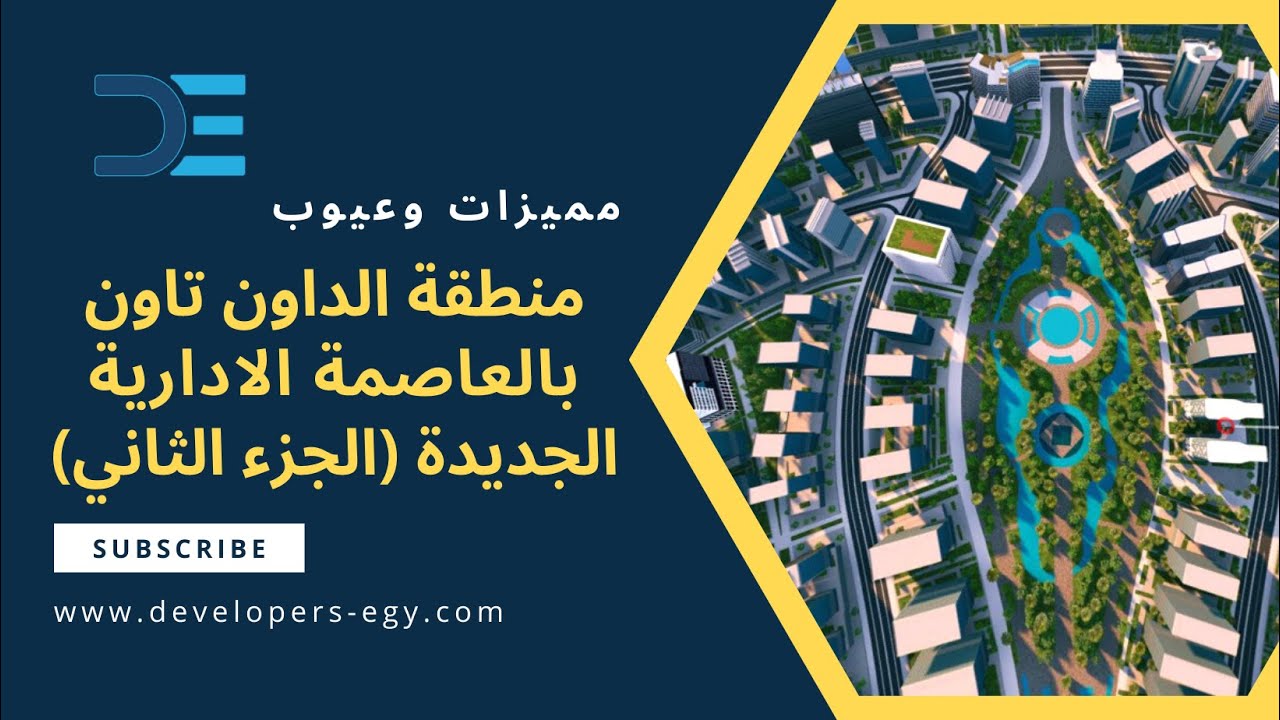 شرح منطقة الداون تاون بالعاصمة الإدارية الجديدة الجزء الثاني | اسرار العاصمة