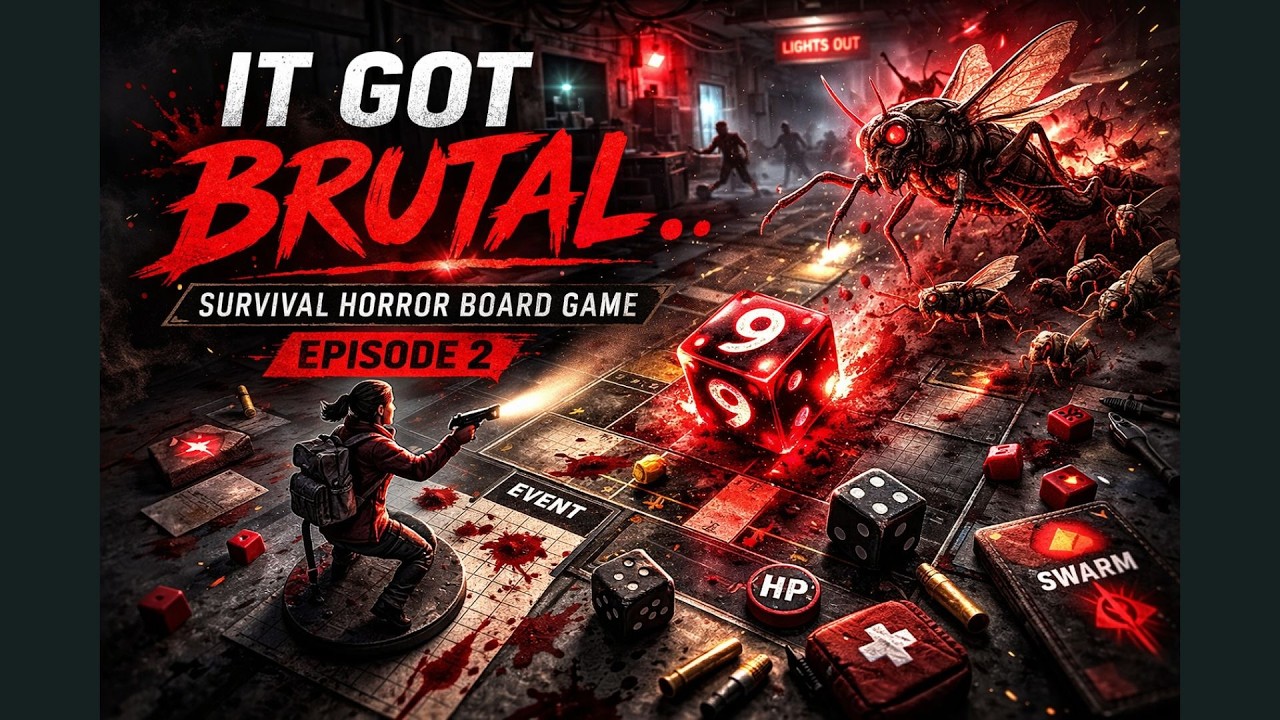 Я создал настольную игру в жанре survival horror… И она получилась ОЧЕНЬ ЖЕСТОКОЙ (тестирование 2...