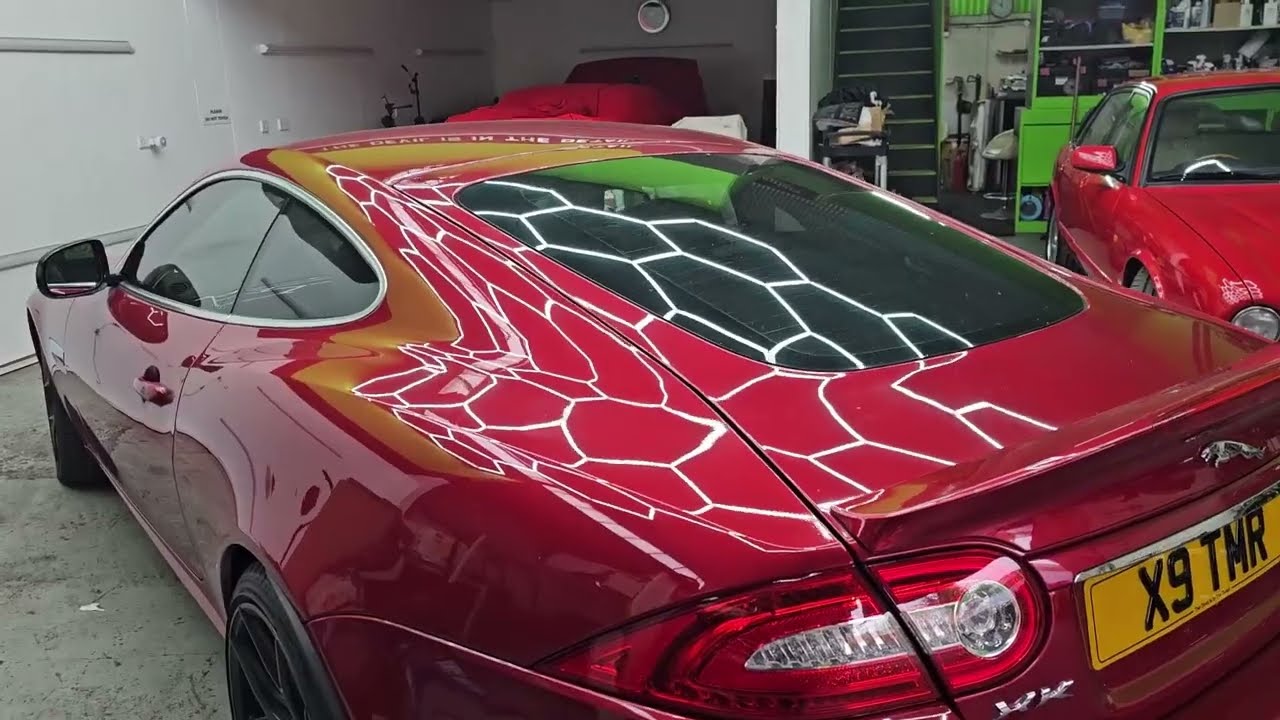 Jaguar XKR, My First Polishing job after 18 months of illness.