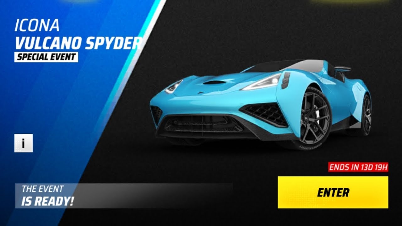 new Asphalt Legends lcona vulcano spyder 80 25% 1⭐ completing! #asphalt legends