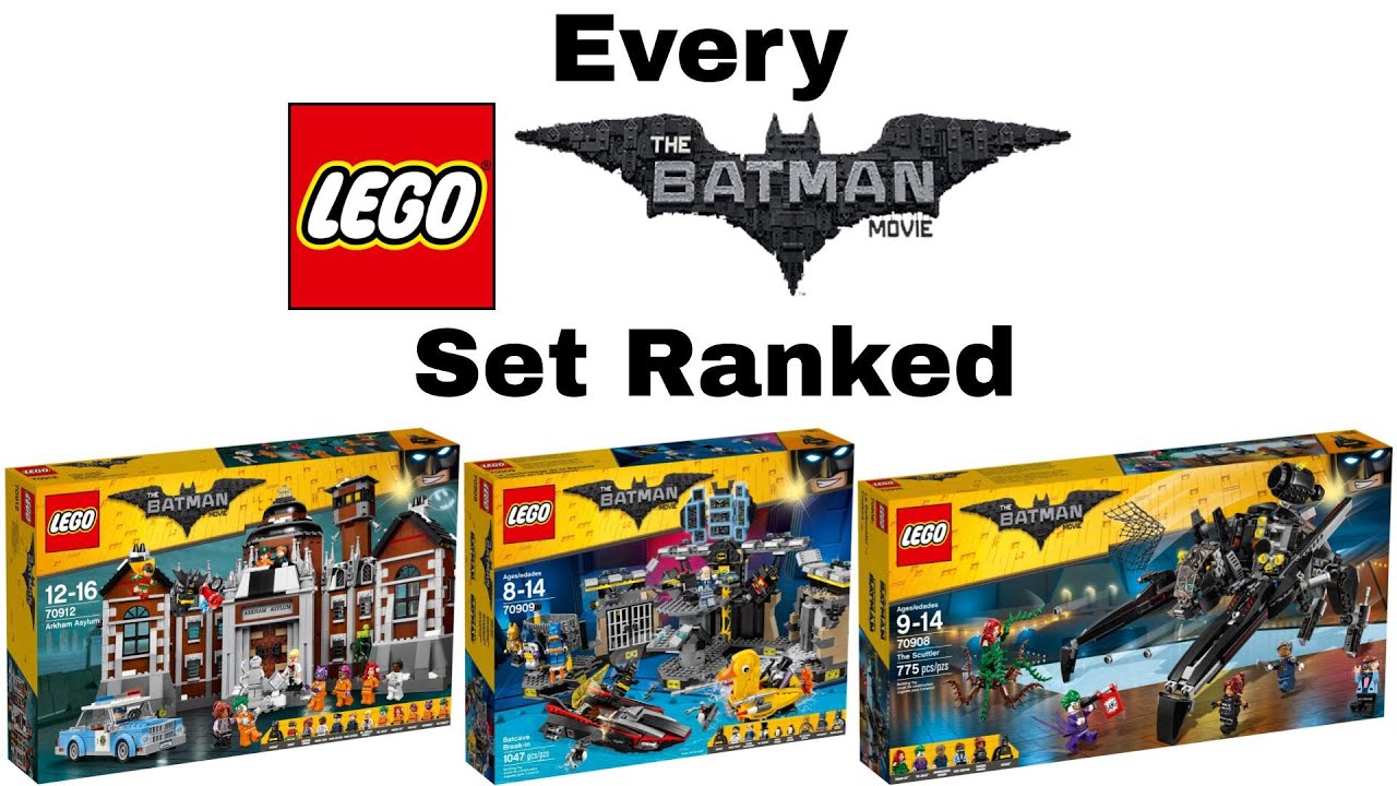 Every The LEGO Batman Movie (2017-2018) Set Ranked