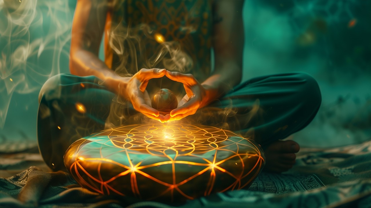 Healing Handpan Music 528Hz | Beautiful Calming Music for Stress, Worry and Overthinking 🌿