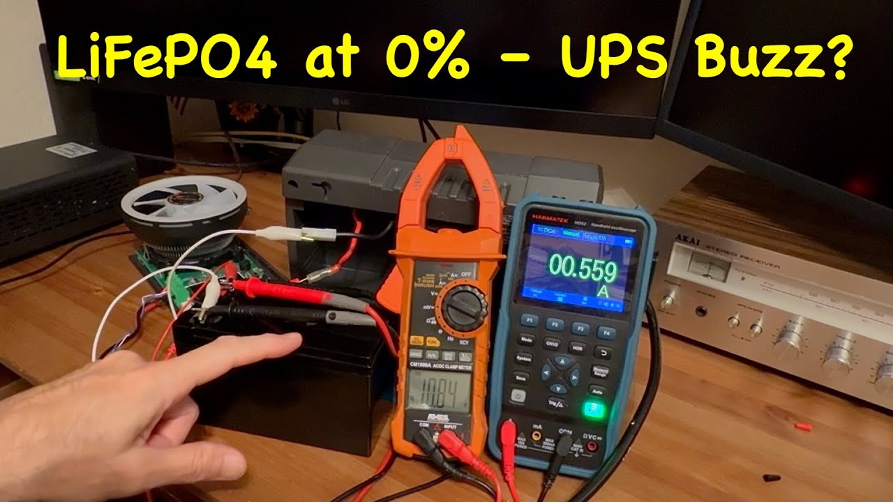 Can a UPS Handle a Fully Discharged Lithium Iron Battery (LiFePO4)? #ups #lifepo4 #discharge