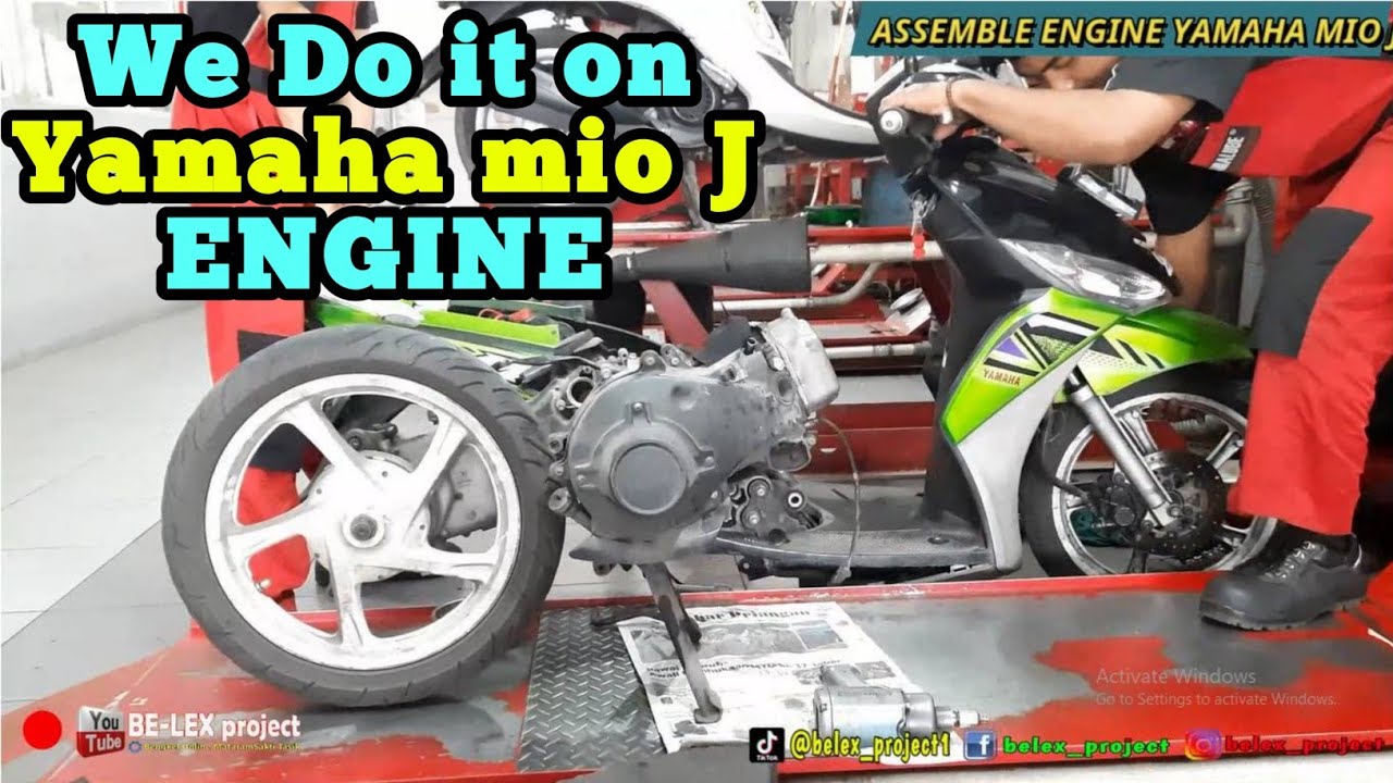 ASSEMBLE ENGINE YAMAHA MIO J 115cc