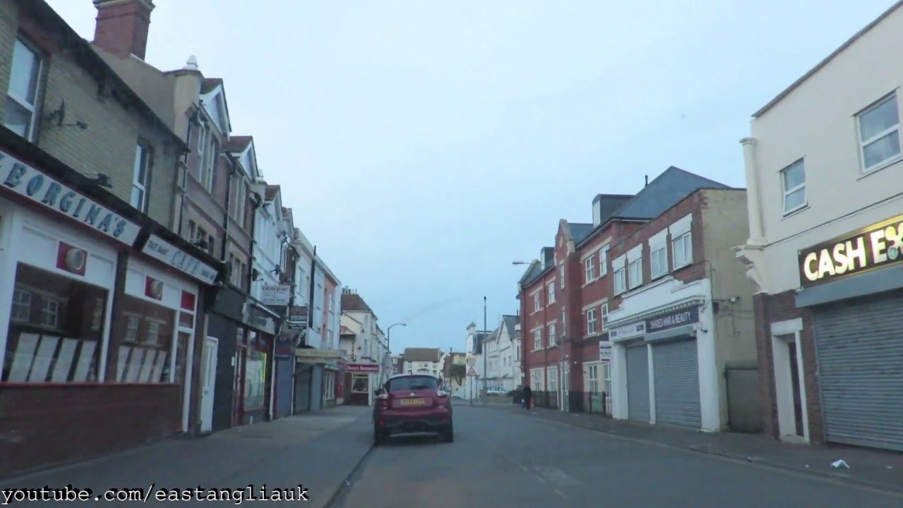 May 2015  Driving In Clacton On Sea Town Essex
