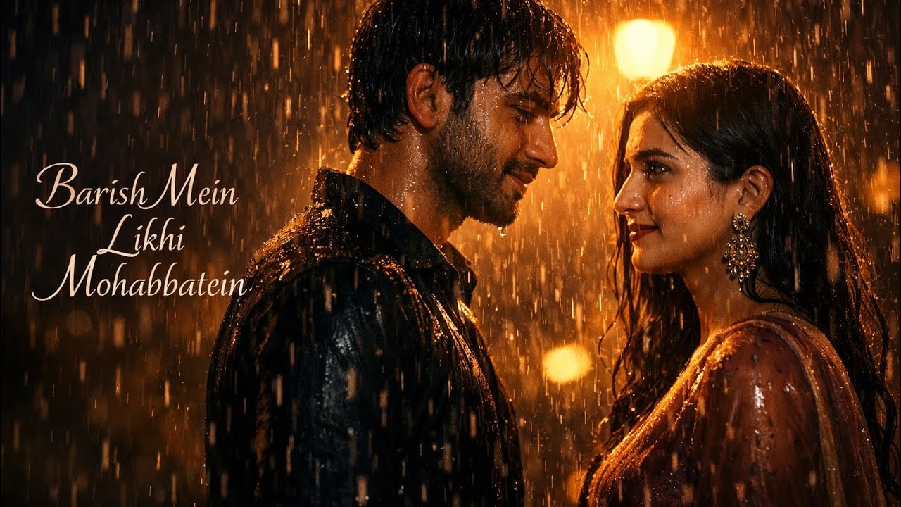 Barish Mein Likhi Mohabbatein | Soulful Romantic Hindi Duet Song | Love Story in Rain 🌧️❤️