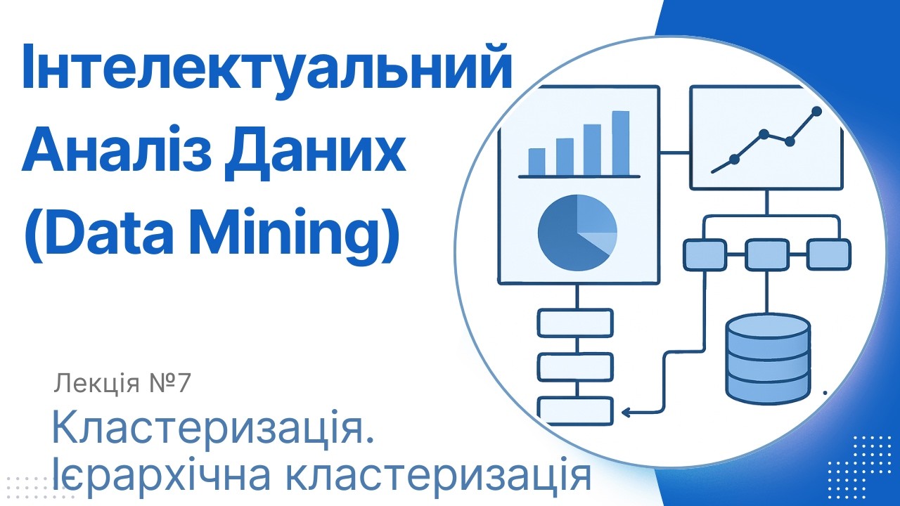 Лекція 7 - Кластеризація. Ієрархічна кластеризація