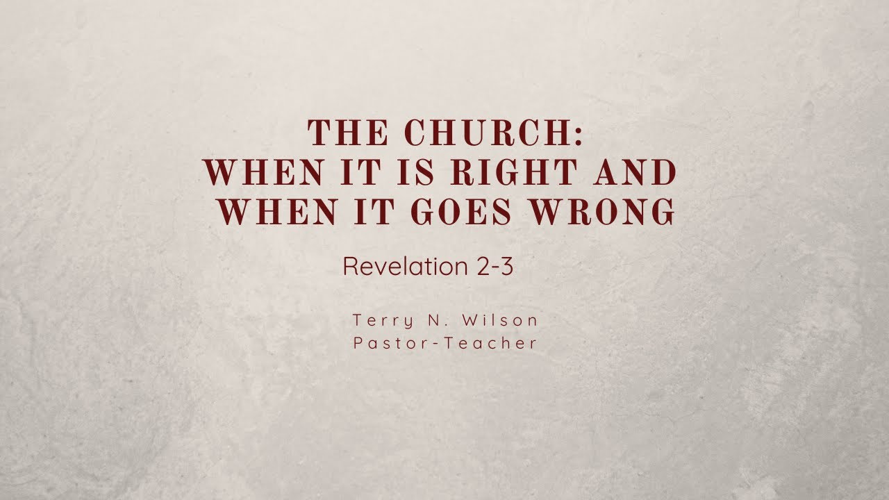 The Church: When It Is Right and When It Goes Wrong