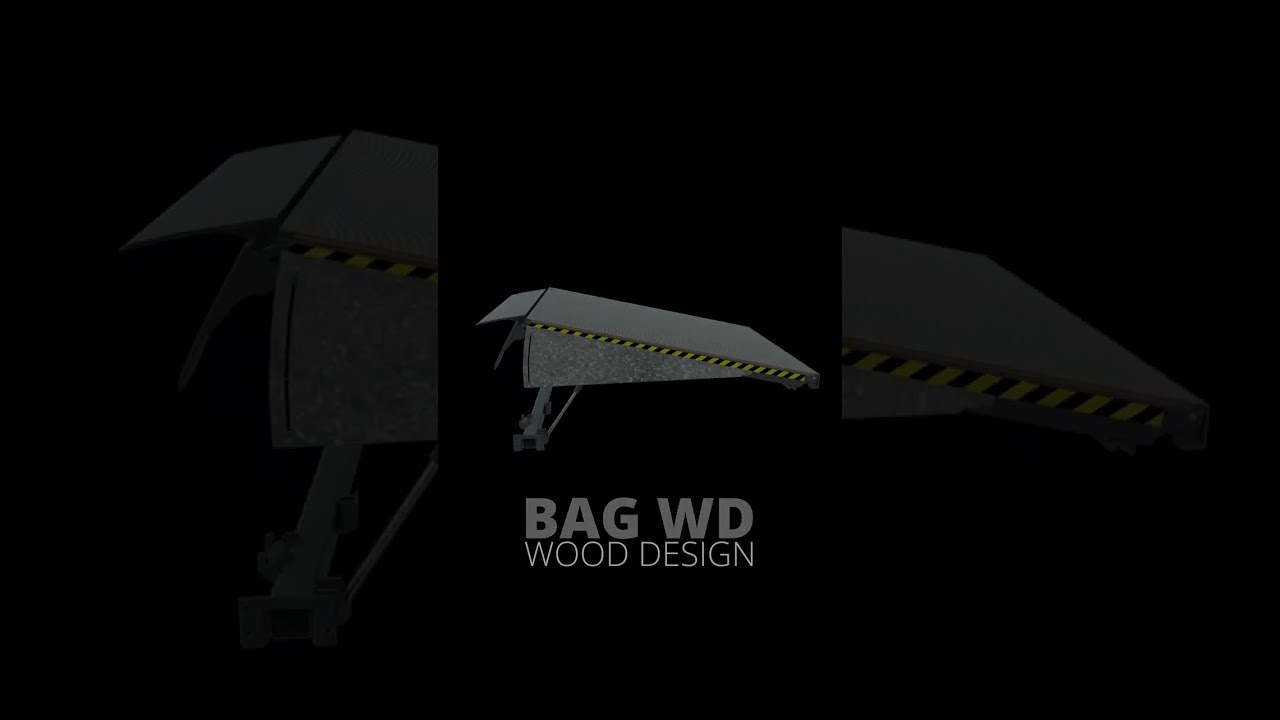 WOOD DESIGN Hydraulic Ramp #shorts #industrial #logistics