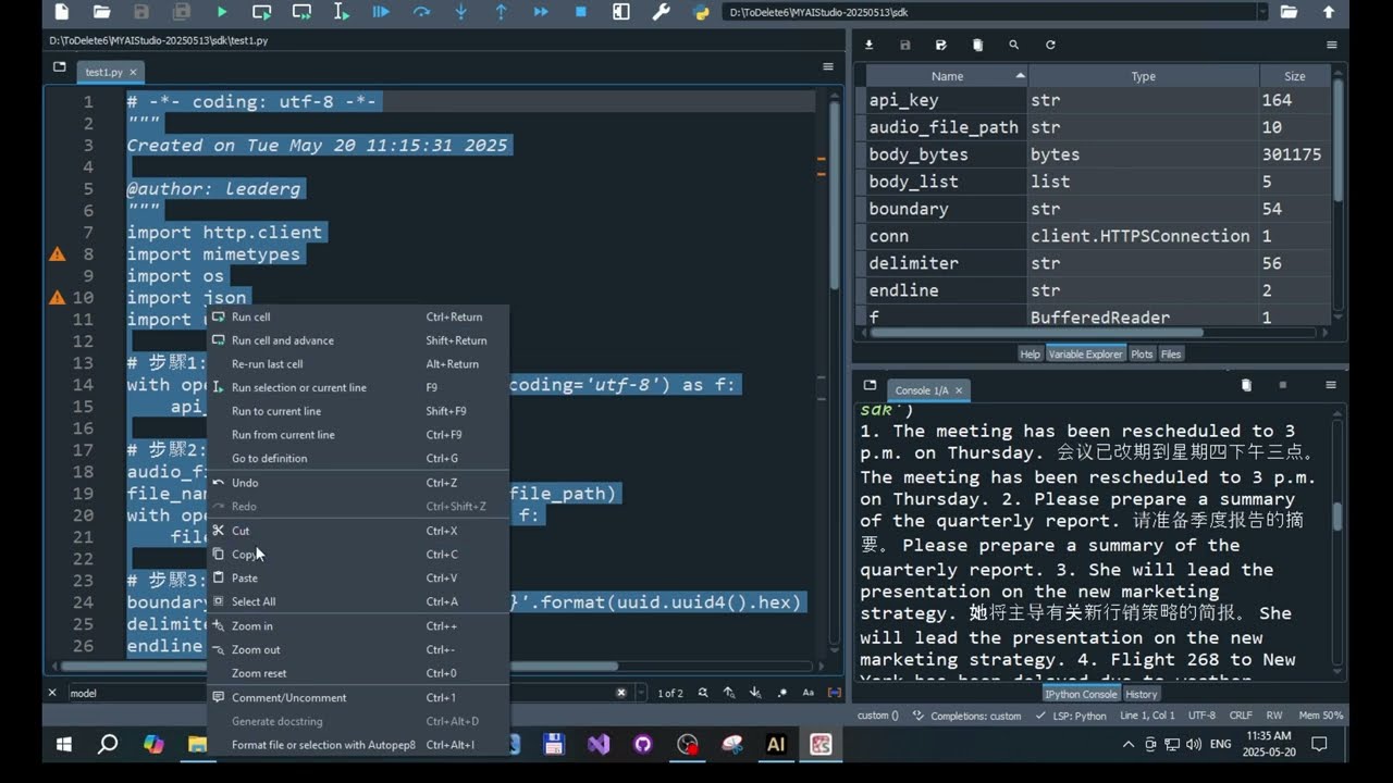 GPT-4o Transcribe API - Python
