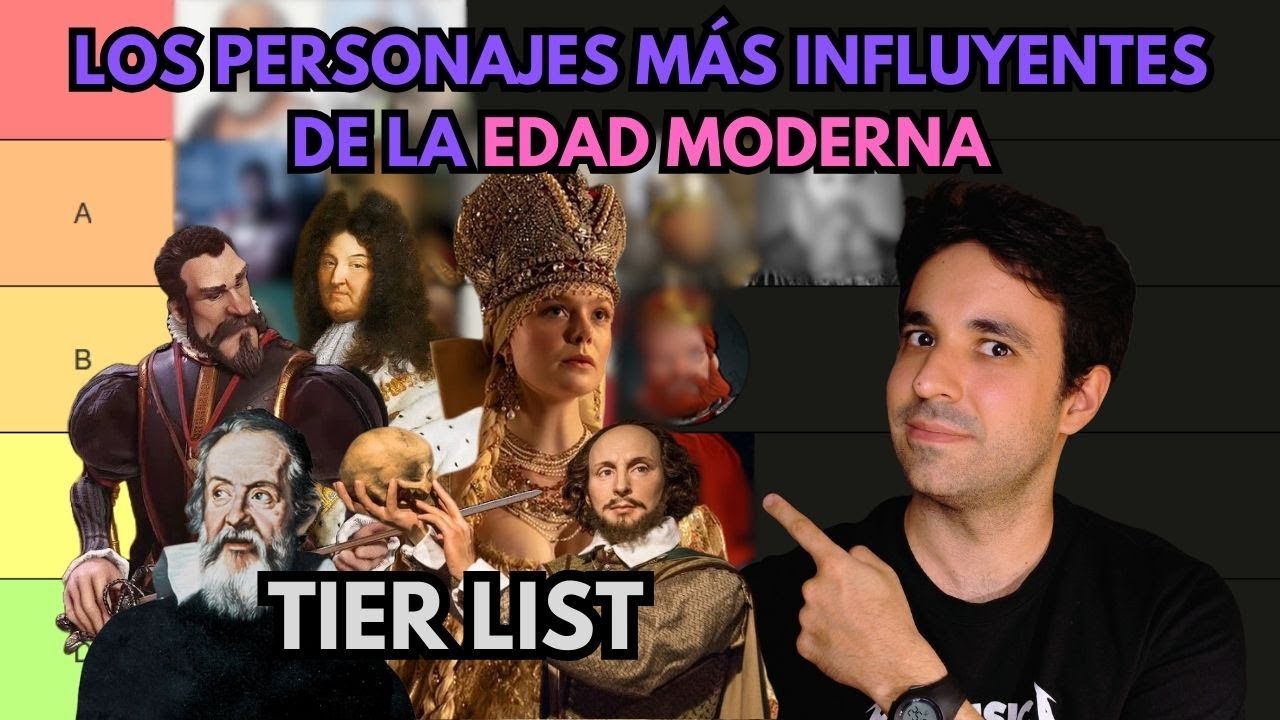 TIER LIST: Los 100 personajes más influyentes de la Historia. EDAD MODERNA.