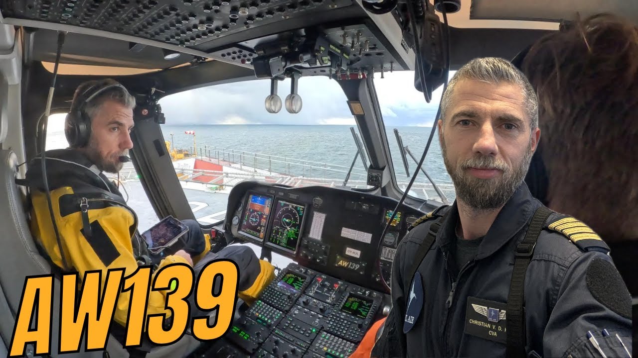 Offshore helicopter flying. No music, IFR, actual Communication. #aviation