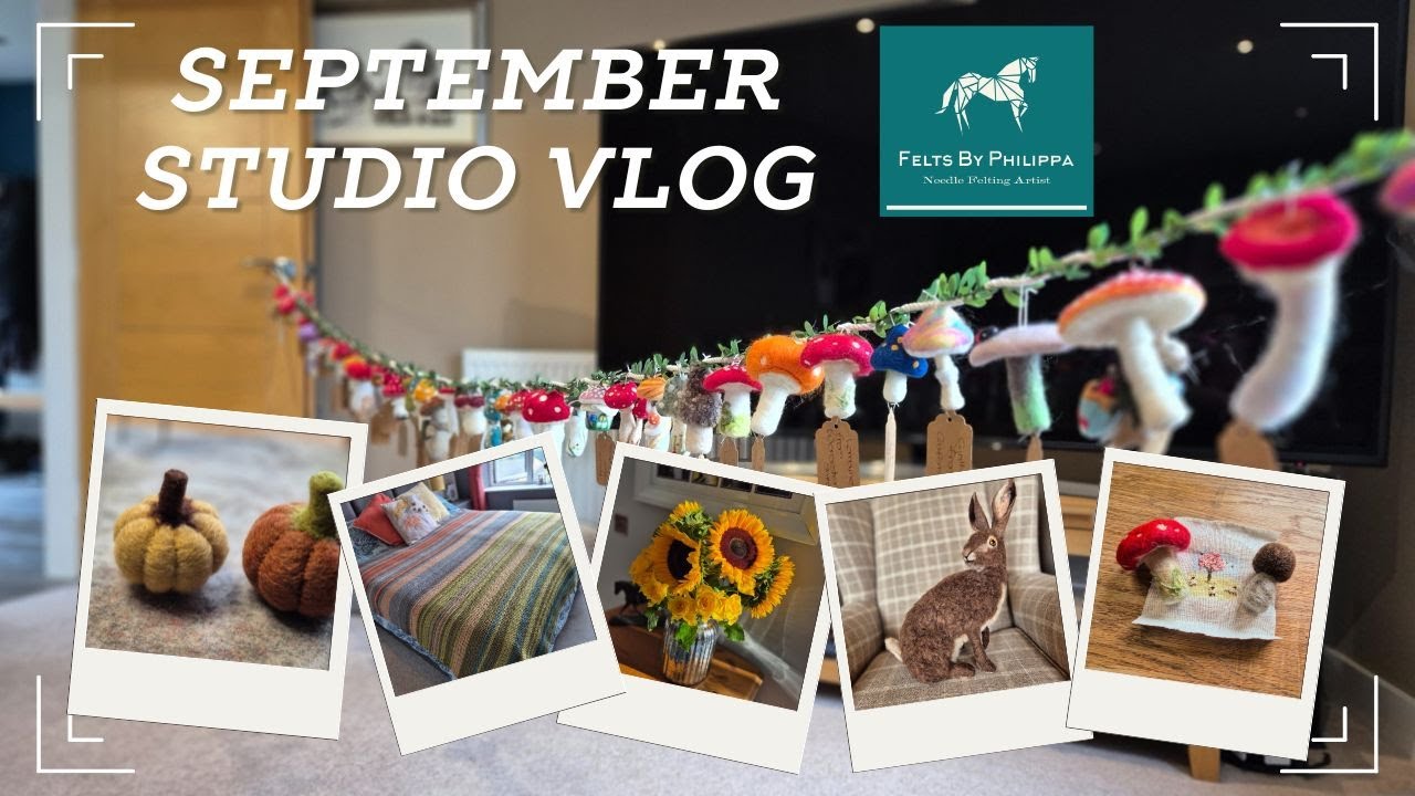 🍄STUDIO VLOG #46 - Yarndale prep, mushrooms, kits, mushrooms, crochet, mushrooms (You will love it!)