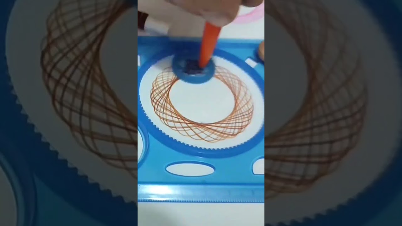 Akıllı Cetvel Motif &Ccedil;izimleri Smart Ruler  Reverse Video #asmr #shortvideo #akilli #&ccedil;izim #cetv