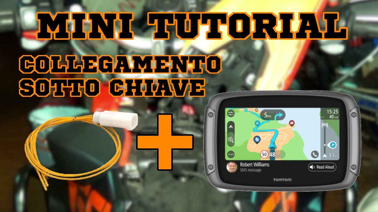 🛠Collegare TOMTOM Rider 550 SOTTOCHIAVE