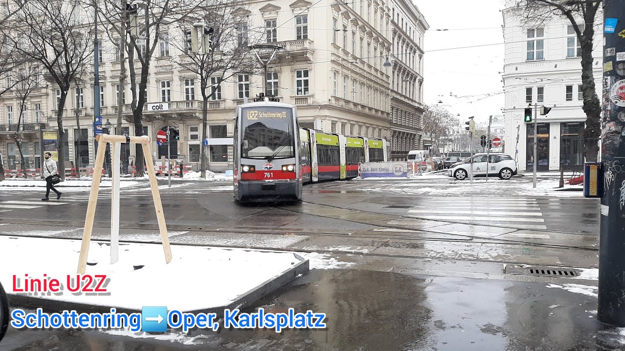 Wiener Linien Linie U2Z 🚊 #271 Schottenring➡️Oper, Karlsplatz