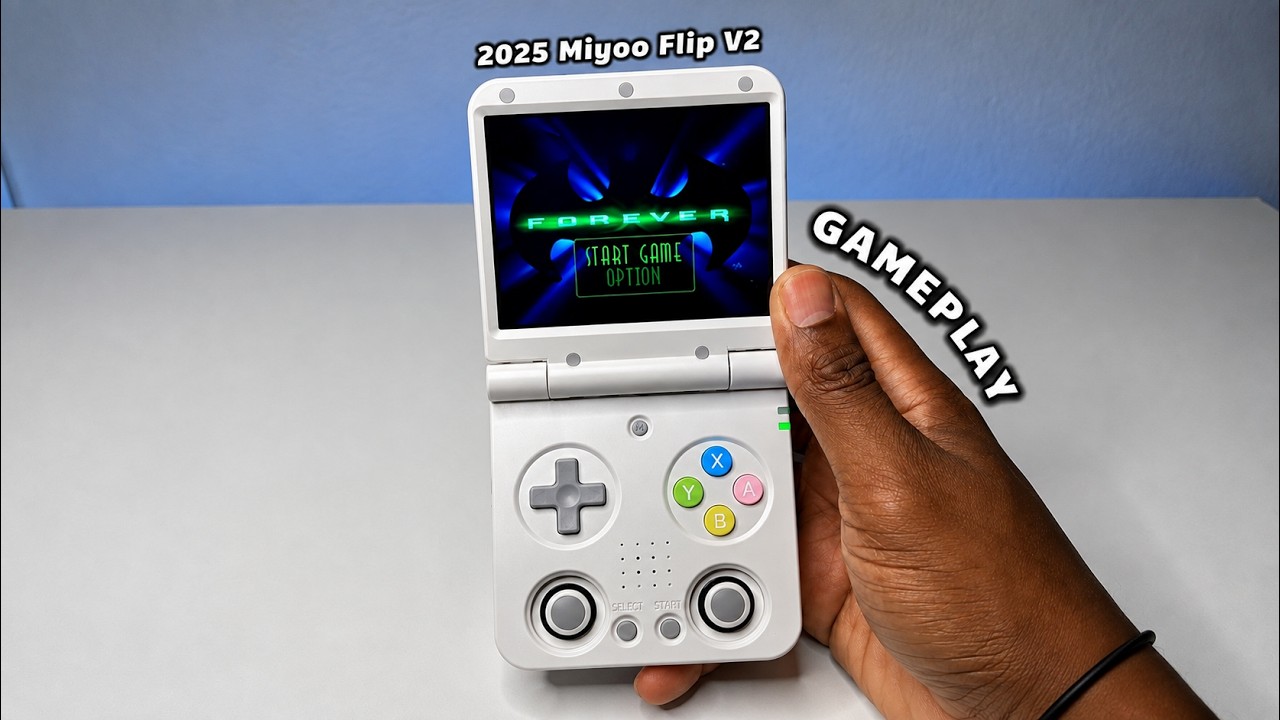 Testing Playstation Games on the 2025 Miyoo Flip V2 Handheld Game Console!