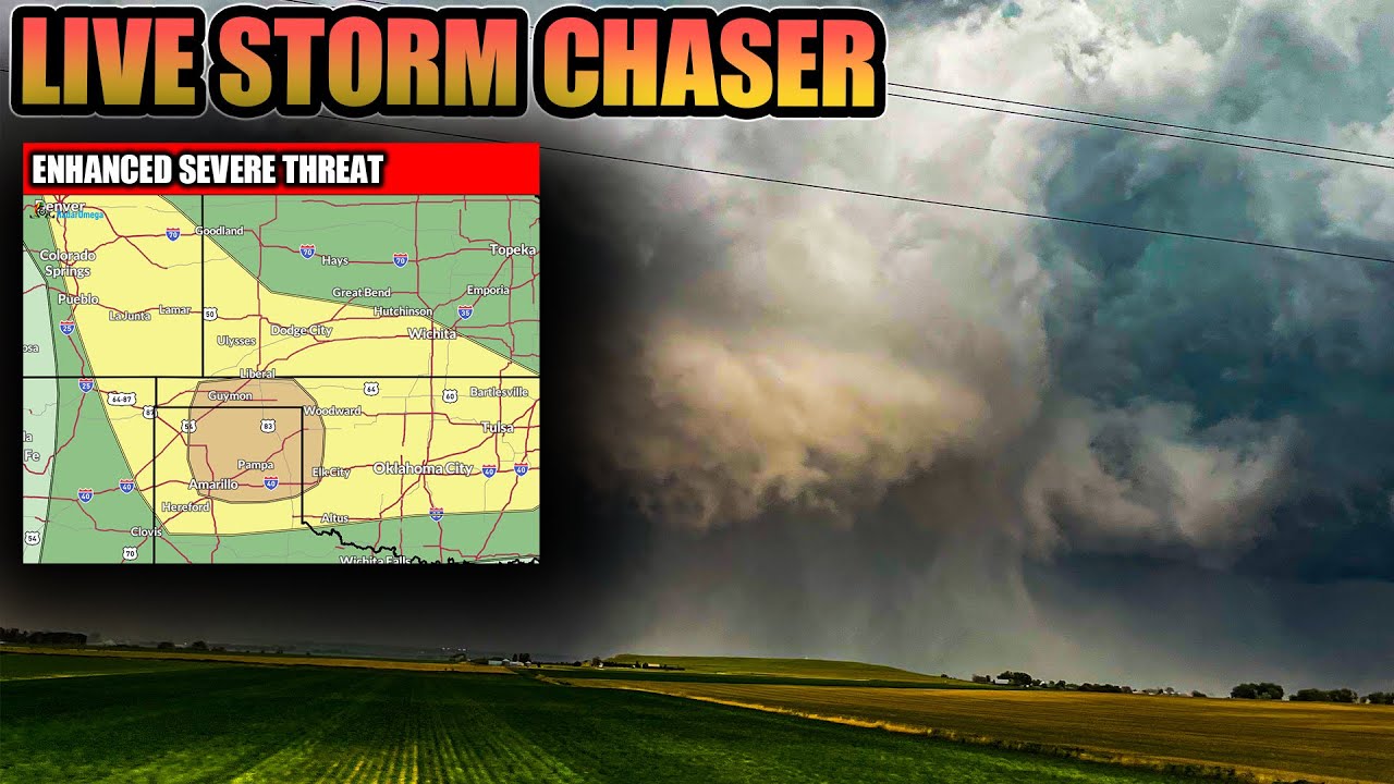 LIVE Storm Chaser: Enhanced Risk For ALL HAZARDS