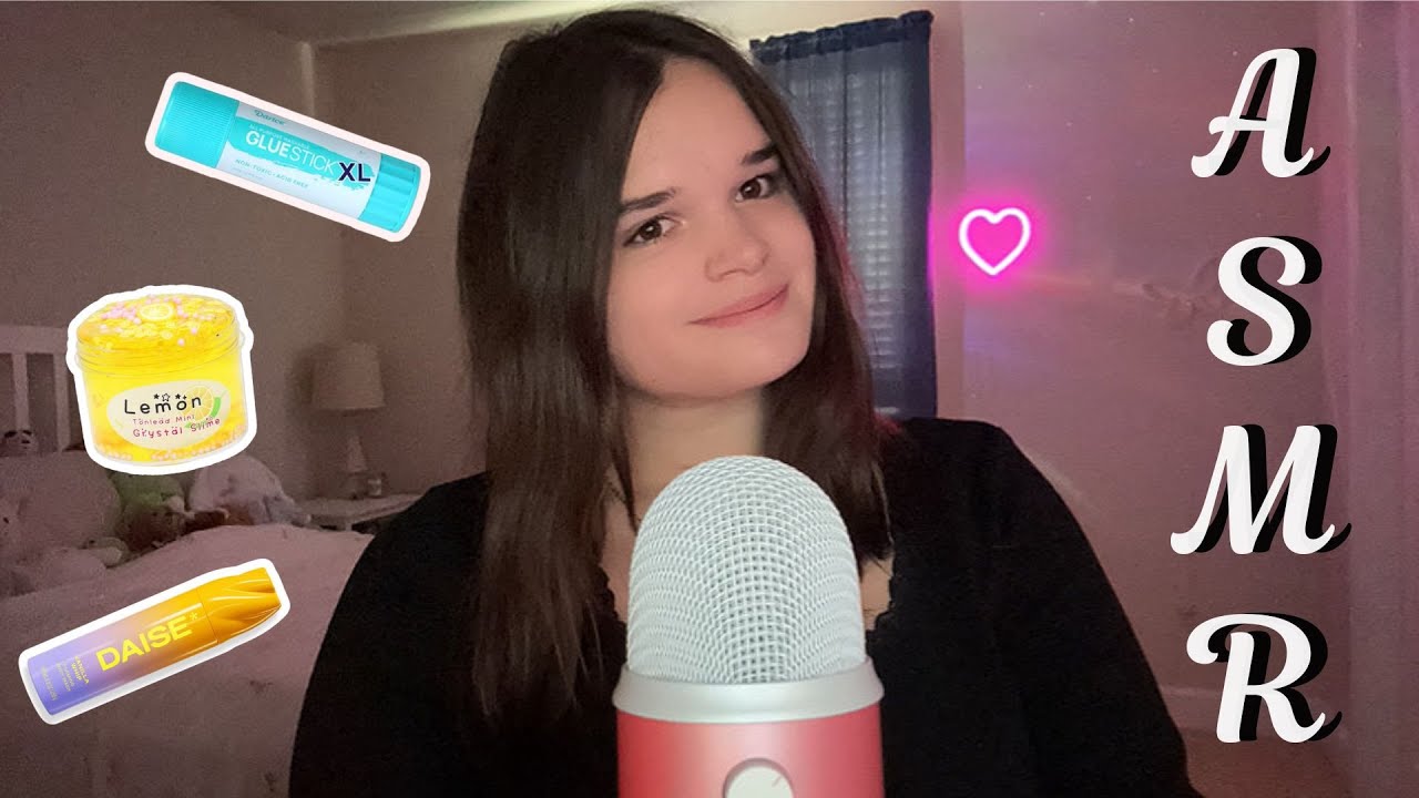 ASMR Glue, Slime, and Shaving Cream On The Mic! 🎤 🌷 (Intense Tingles!)