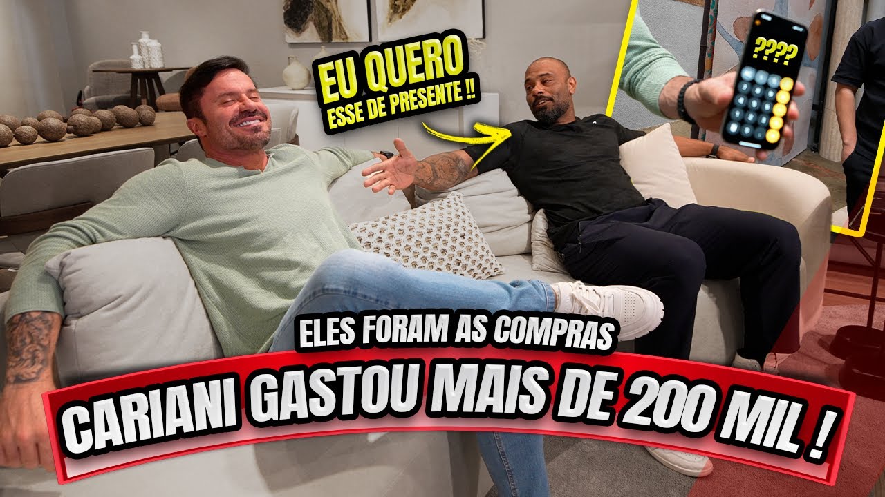 CARIANI GASTOU MAIS DE 200 MIL EM M&Oacute;VEIS PARA SUA CASA NOVA !!