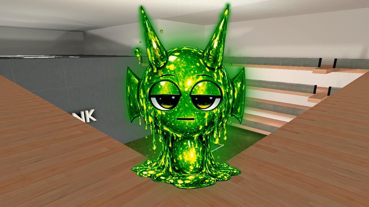 Sprunki Durple Toxic Phase Radioactive Nextbot in Gmod