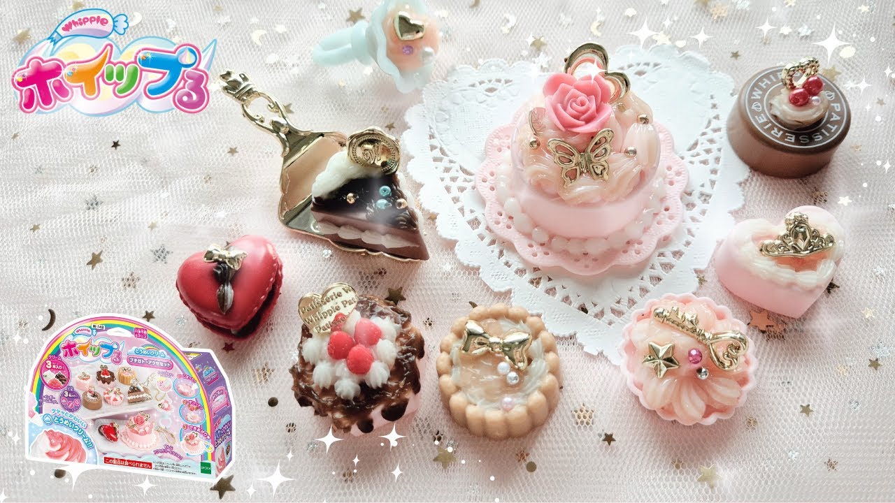 Whipple Japanese Decoden Kit Unboxing! Making the Cutest Dessert Creations 🍰✨