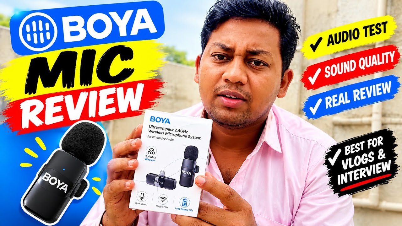 Best Mic Under 2500 Rupees for Vlogging in India? | Boya Mic Honest Test