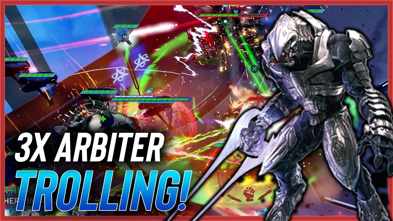 we trolled with TRIPLE ARBITER again in Halo Wars 2!