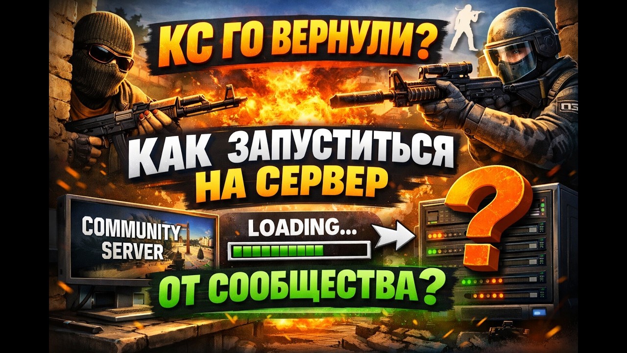 КАК ЗАЙТИ НА СЕРВЕР СООБЩЕСТВА? В Counter Strike Global Offensive В 2026 ГОДУ