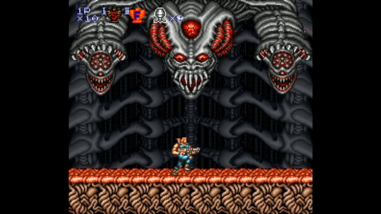 Contra III: The Alien Wars (Contra Spirits). SNES. Walkthrough