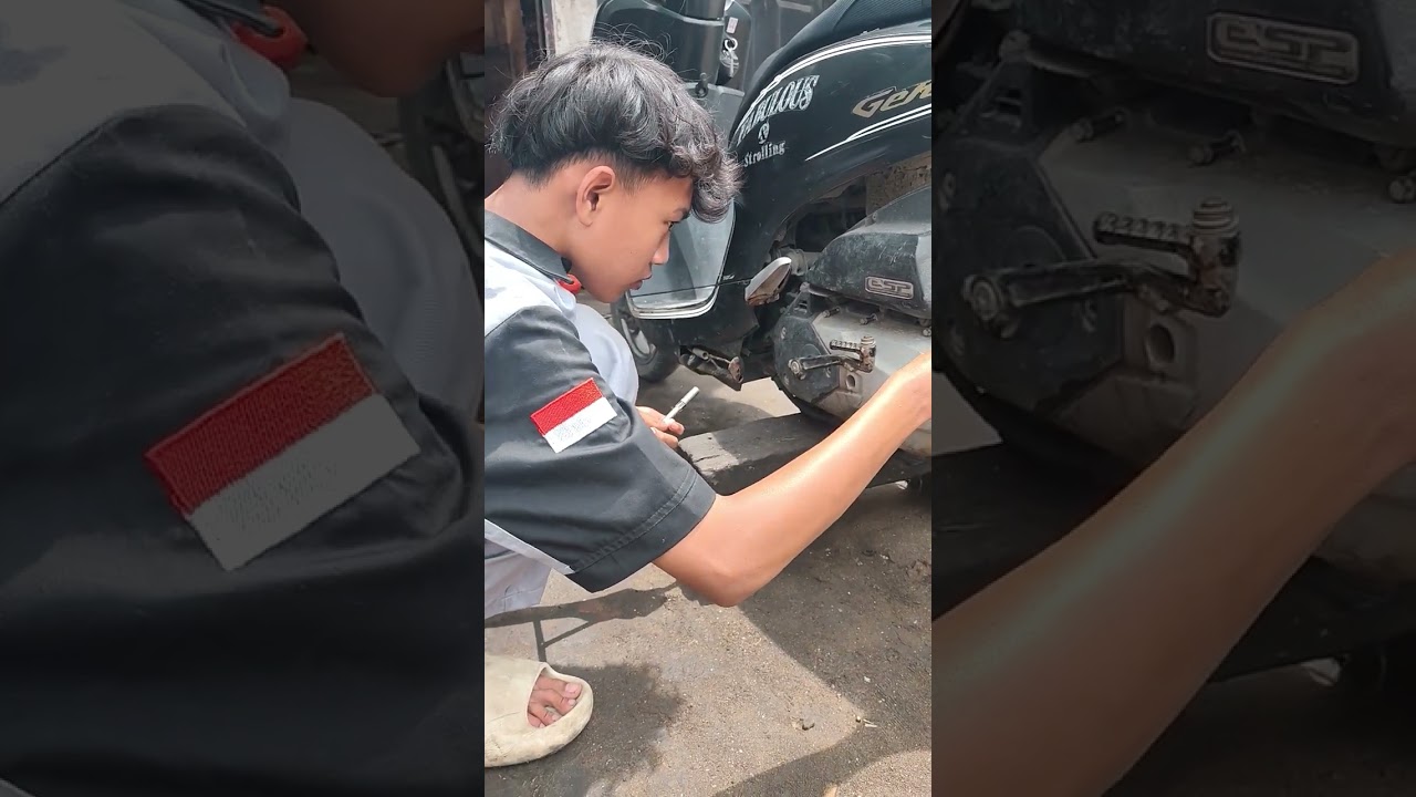 Praktek pembakaran CVT. Ppl SMK umar Fatah rembang