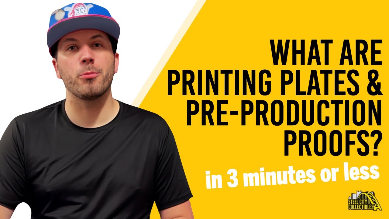 What are printing plates/pre-production proofs?