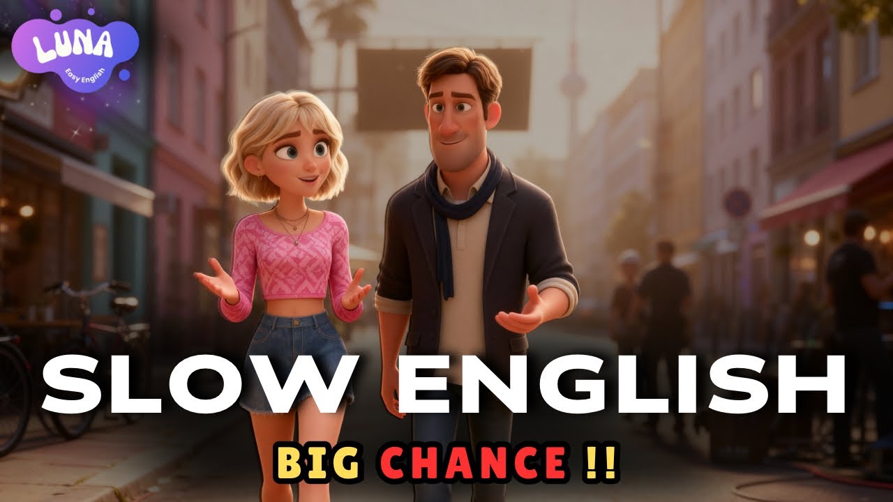I Finally Got My Big Chance!! | Slow English learning (A2 Level)