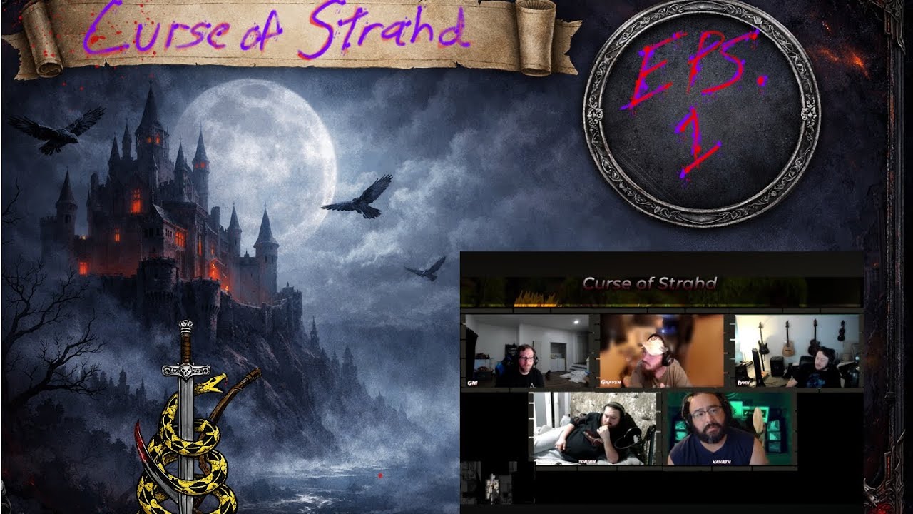 From Attic to Crypt: The Durst Family's Fall | Curse of Strahd | D&D | Session 1