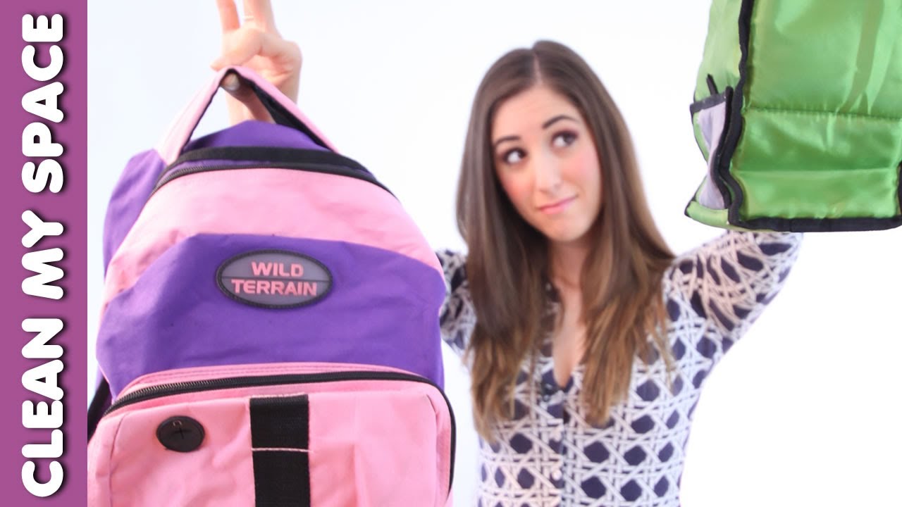 Clean a Backpack & Lunch Bag: Back To School Cleaning Tips 1/3 (Clean My Space)