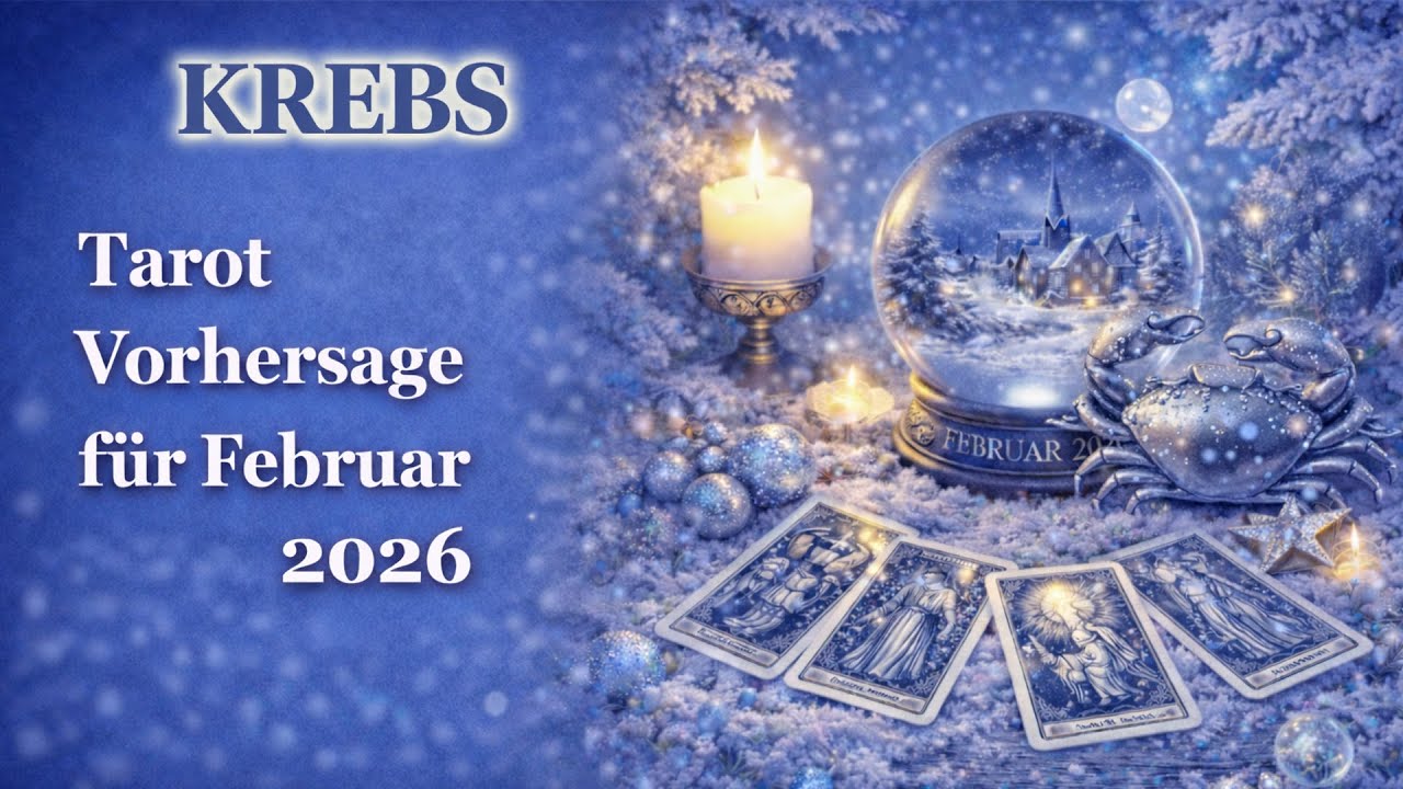 ♋ KREBS FEBRUAR 2026: Deine große Tarot-Botschaft! | Liebe, Erfolg & Wohlbefinden ✨🌊